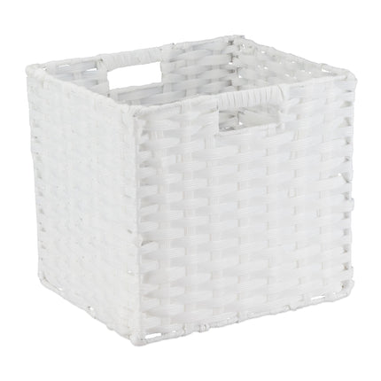 Foldable storage basket