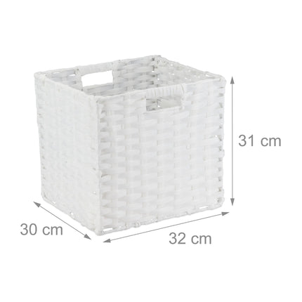 Foldable storage basket