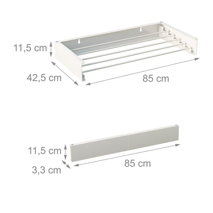 Foldable wall dryer