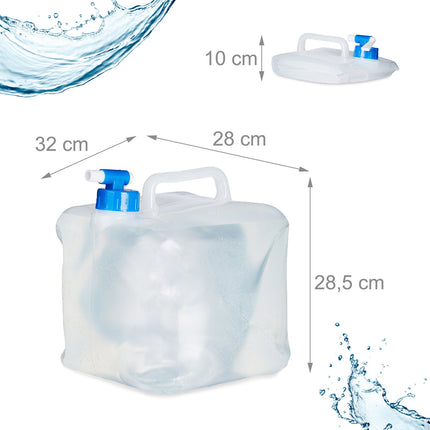 Foldable water can, 4-pack
