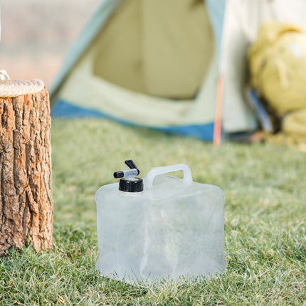 Foldable water container with 4 containers