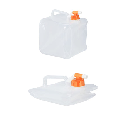 Foldable water container with 4 containers