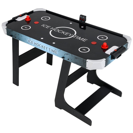 Folding Air Hockey Table with LED Display & 12V Motor