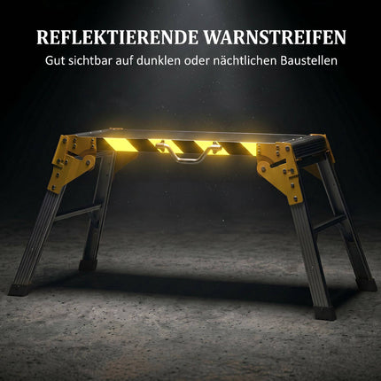 Folding Aluminum Workbench – Non-Slip, 150 kg Capacity