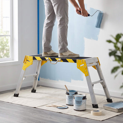 Folding Aluminum Workbench – Non-Slip, 150 kg Capacity