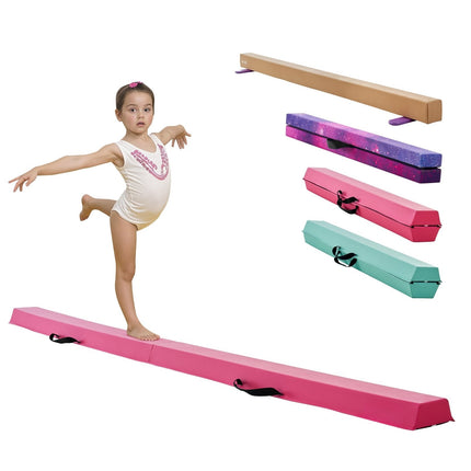 Folding Balance Beam, 8 Ft, Non-Slip, Carry Bag