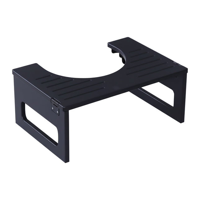 Opvouwbare bamboe toiletkruk, antislip, compact