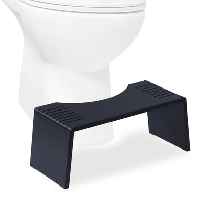 Folding Bamboo Toilet Stool – Non-Slip, Space-Saving