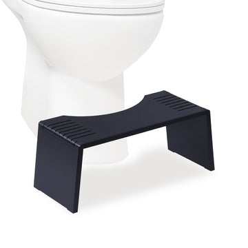Folding Bamboo Toilet Stool – Non-Slip, Space-Saving