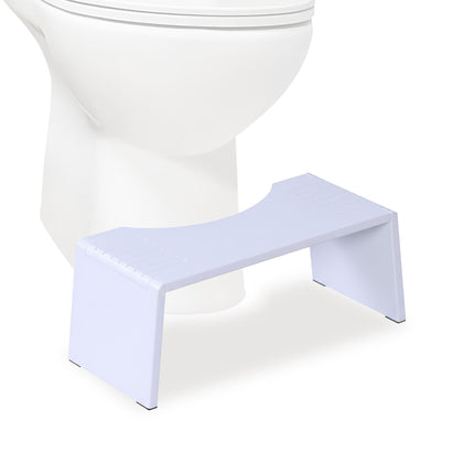 Folding Bamboo Toilet Stool – Non-Slip, Space-Saving