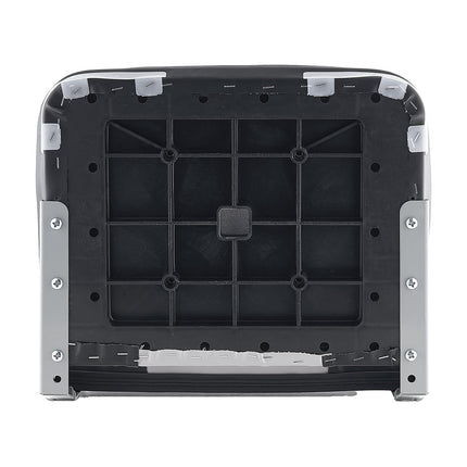 Folding Boat Seat, Low Back, Waterproof PVC, Black Grey