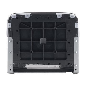 Folding Boat Seat, Low Back, Waterproof PVC, Black Grey