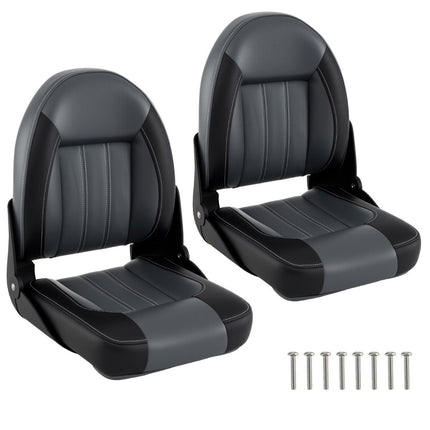 Folding Boat Seat Set, 2-Pack, 7cm Foam Padding