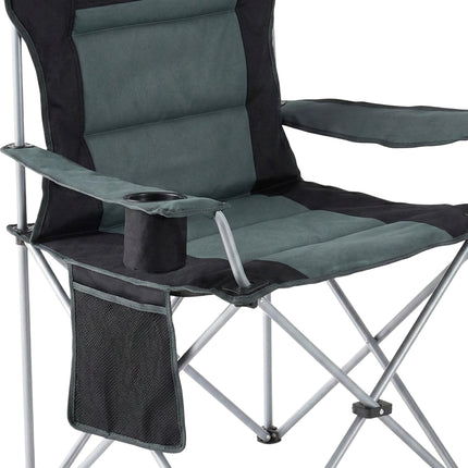 Folding Camping Chair – High Back, Padded Seat, Carry Bag
