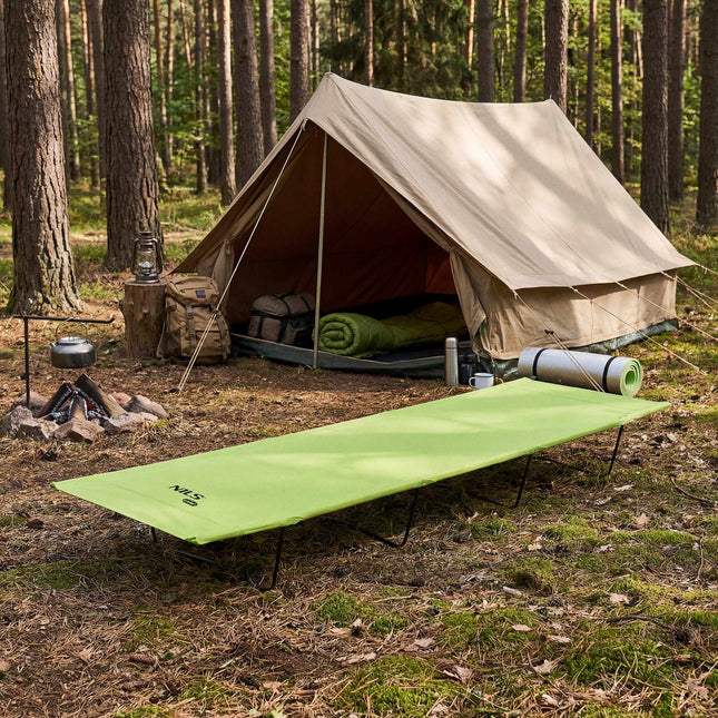 Folding Camping Cot, Steel Frame, 190x60 cm, 110 kg