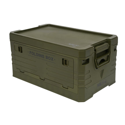 Folding Camping Storage Box with Lid, Portable