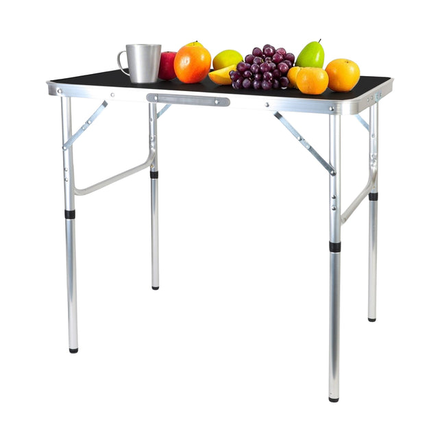 Folding Camping Table, Height-Adjustable, Portable