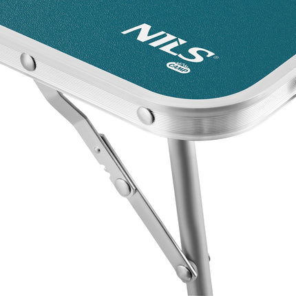 Folding Camping Table, Low Height, Blue