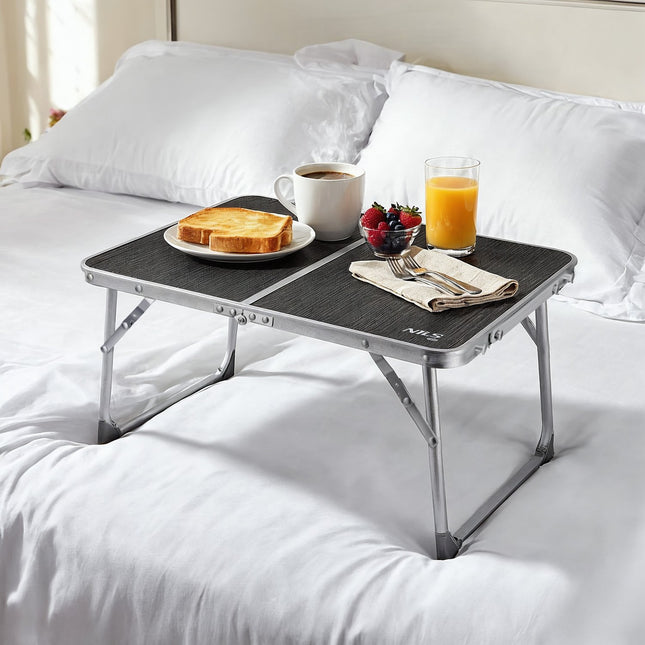 Folding Camping Table, Low Height, Dark Grey