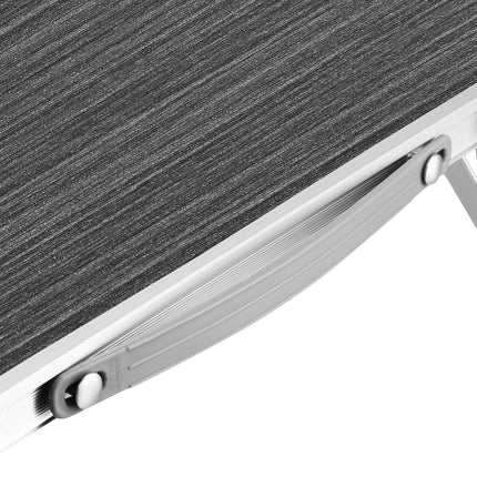 Folding Camping Table, Low Height, Dark Grey