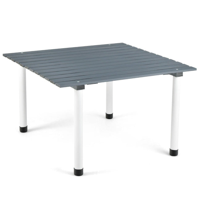 Folding Camping Table with Carry Bag for Beach Picnics & Fishing Trips Gray