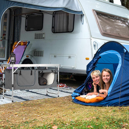 Folding Camping Table with Removable Fabric Cabinet