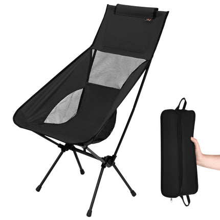 Folding Chair, Ultra Light, Black, Portable