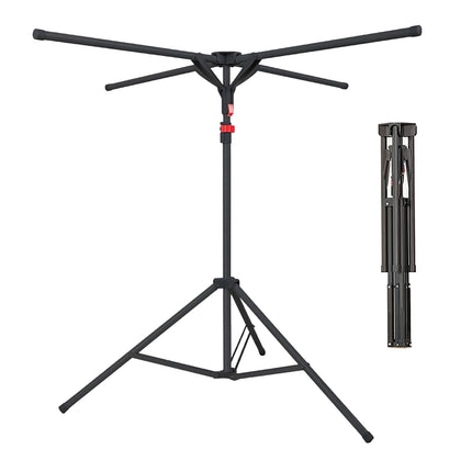 Folding Clothes Drying Rack, Space-Saving, 4 Arms