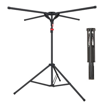 Folding Clothes Drying Rack, Space-Saving, 4 Arms
