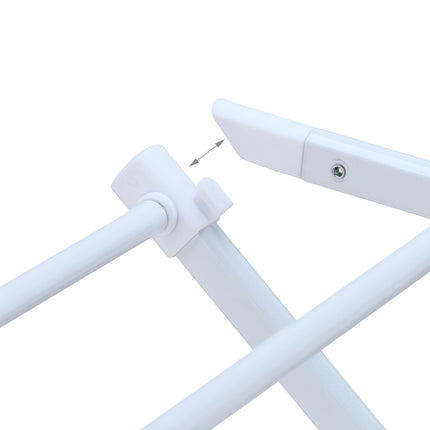 Folding Clothes Drying Rack with Pegs, Space-Saving
