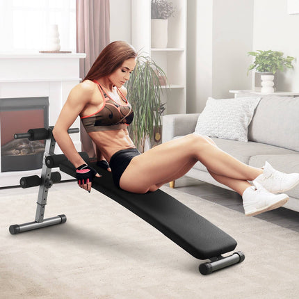 Folding Decline Ab Bench – 5-Level, 226 kg Capacity