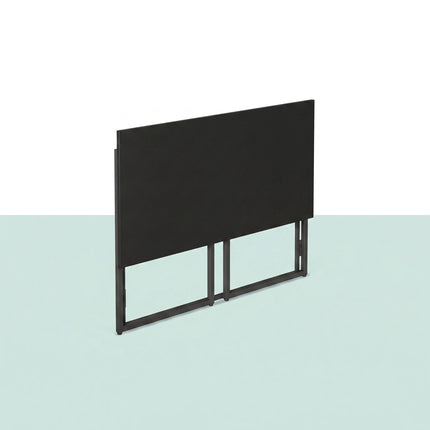 Folding Desk, Black – 100 x 50 cm, Wood & Steel