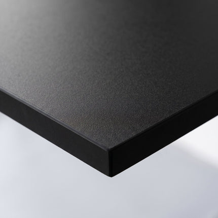 Folding Desk, Black – 80 x 40 cm, Wood & Steel