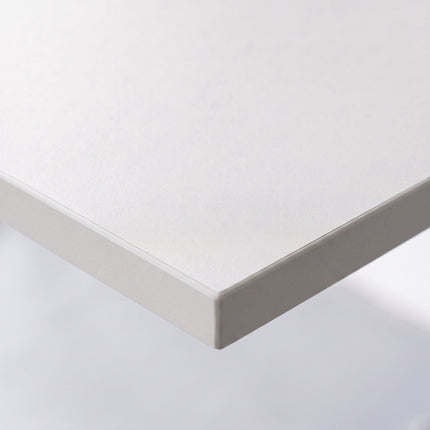 Folding Desk, White, 80x40 cm, Wood & Steel Frame