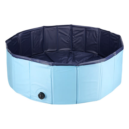 Folding Dog Pool, 100x30 cm, Portable Pet Bath