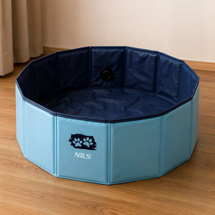 Folding Dog Pool, 100x30 cm, Portable Pet Bath