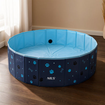 Folding Dog Pool XL – 120x30 cm, Durable Design