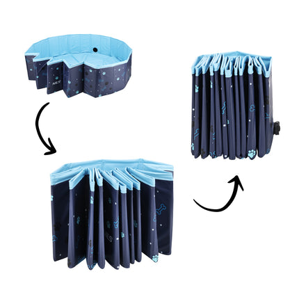 Folding Dog Pool XL – 120x30 cm, Durable Design