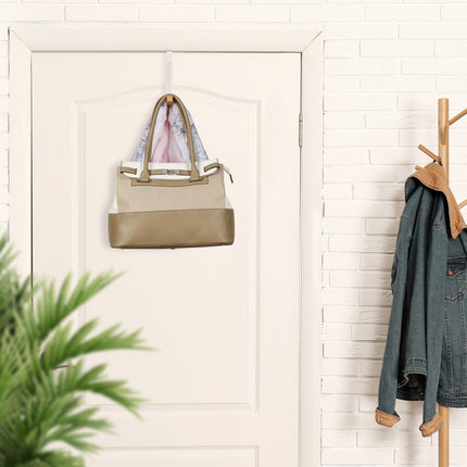 Folding Door Hanger Set, Metal & Wood, Space-Saving