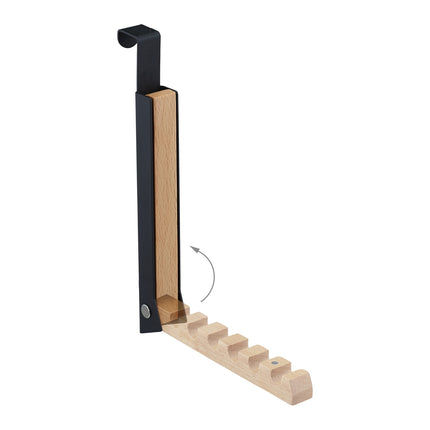 Folding Door Hanger Set of 2 – Metal & Wood Hooks