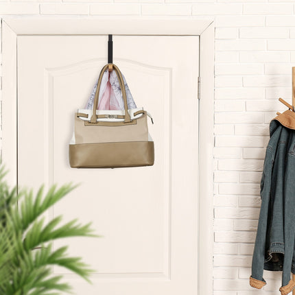 Folding Door Hanger Set of 2 – Metal & Wood Hooks