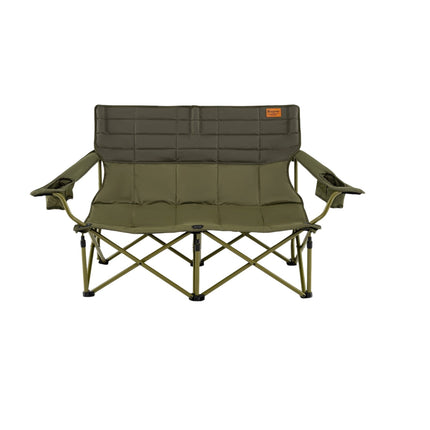 Folding Double Camping Chair for 2 with Adjustable Armrests