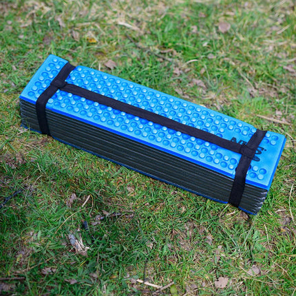 Folding Exercise Mat, 188cm, Blue