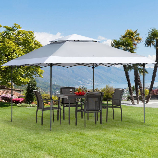 Pop-Up Garden Gazebo 3.5x3.5m, UV protection, Oxford fabric