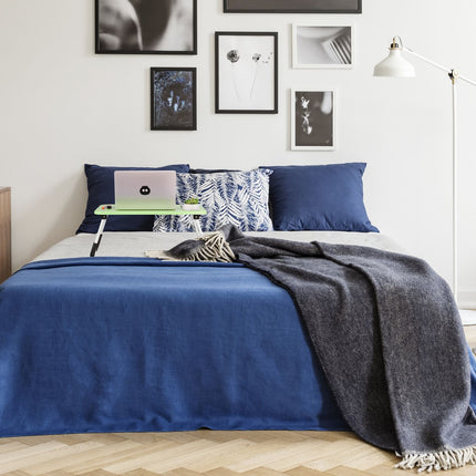 Folding Green Lap Desk – Laptop Bed Tray with Storage