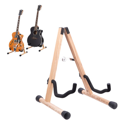 Folding Guitar Stand, Adjustable A-Frame, Foam-Padded