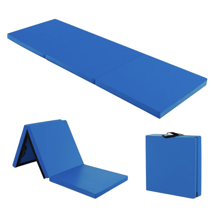 Folding Gymnastics Mat with Handles, Non-Slip, 180x60x5 cm