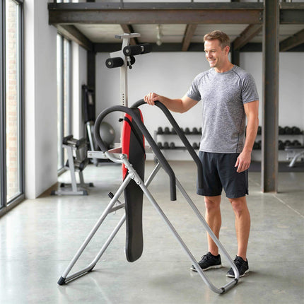 Folding Inversion Table, Adjustable Ankle Lock, Steel Frame