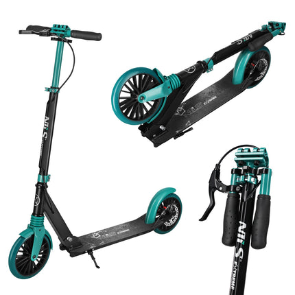 Folding Kick Scooter, Adjustable Height, Lightweight