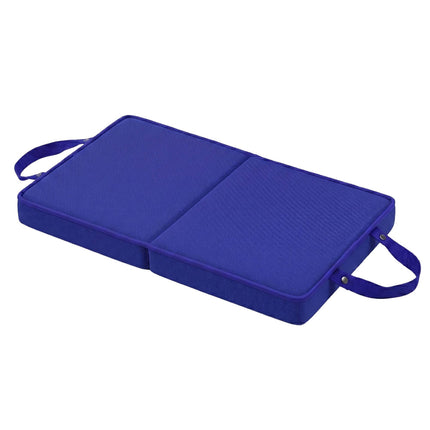 Folding Knee Pad with Handles – Dark Blue, Foam